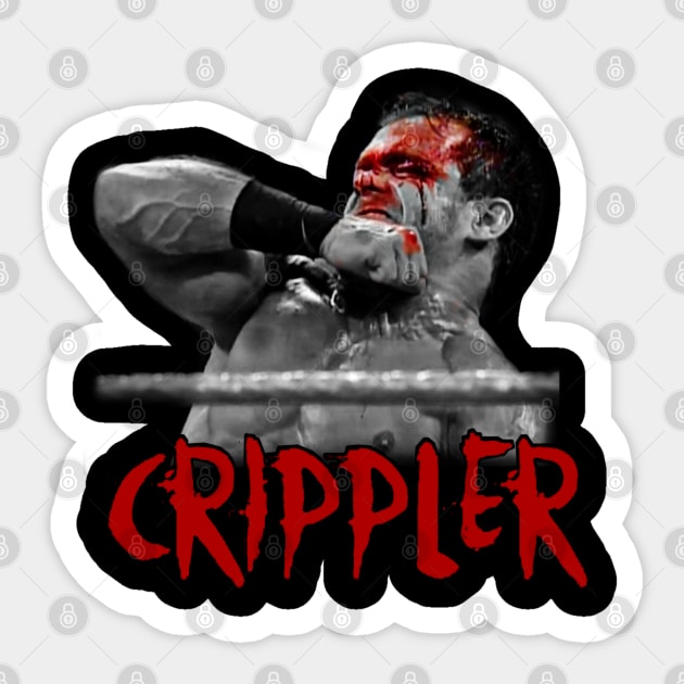 Chris Benoit "Blood Series" Sticker by WrestlingThrowbacks